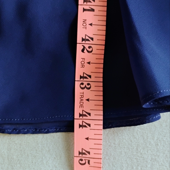 ASOS BLUE CUTOUT DRESS sz small - Picture 11 of 11